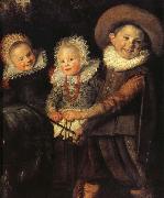 Guido da Siena, Details of  The Group of Children